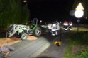 VU Krad Klein Traktor Koeln Hahnwald Bonner Landstr Unter den Birken P005